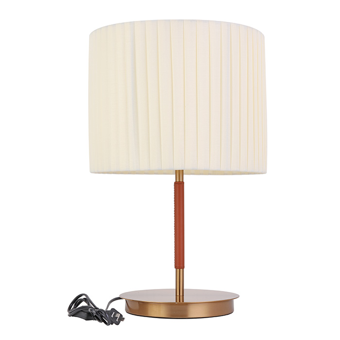 Enkel Nordic Cloth Cover Bordslampa